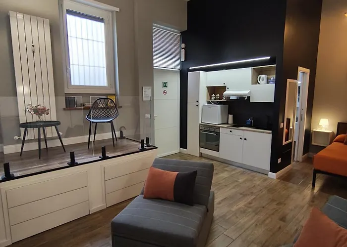 Lägenhet Loft 18a - Casa Con Ingresso Indipendente E Parcheggio Gratuito